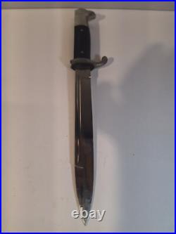 WW2 German Elkhorn Dress Bayonet Frog Original Antique Vintage