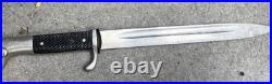 WW2 German Elkhorn Dress Bayonet Frog Original Solingen Antique Vintage WW2 German Elkhorn Dress Bayonet Frog Original Solingen Antique Vintage