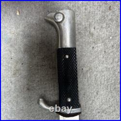WW2 German Elkhorn Dress Bayonet Frog Original Solingen Antique Vintage