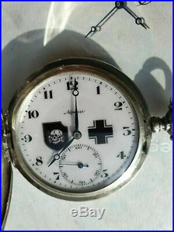 WW2 German Silver Alpina Pocket Watch