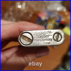 WWII Trench Lighter Augusta Lunser Made in German US-Zone Antique Zippo Vintage