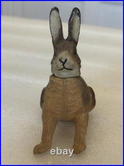 Wonderful Antique Circa 1930s German Rabbit Candy Container